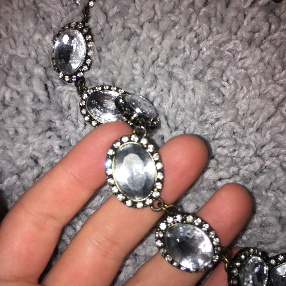 Silver Gem Necklace